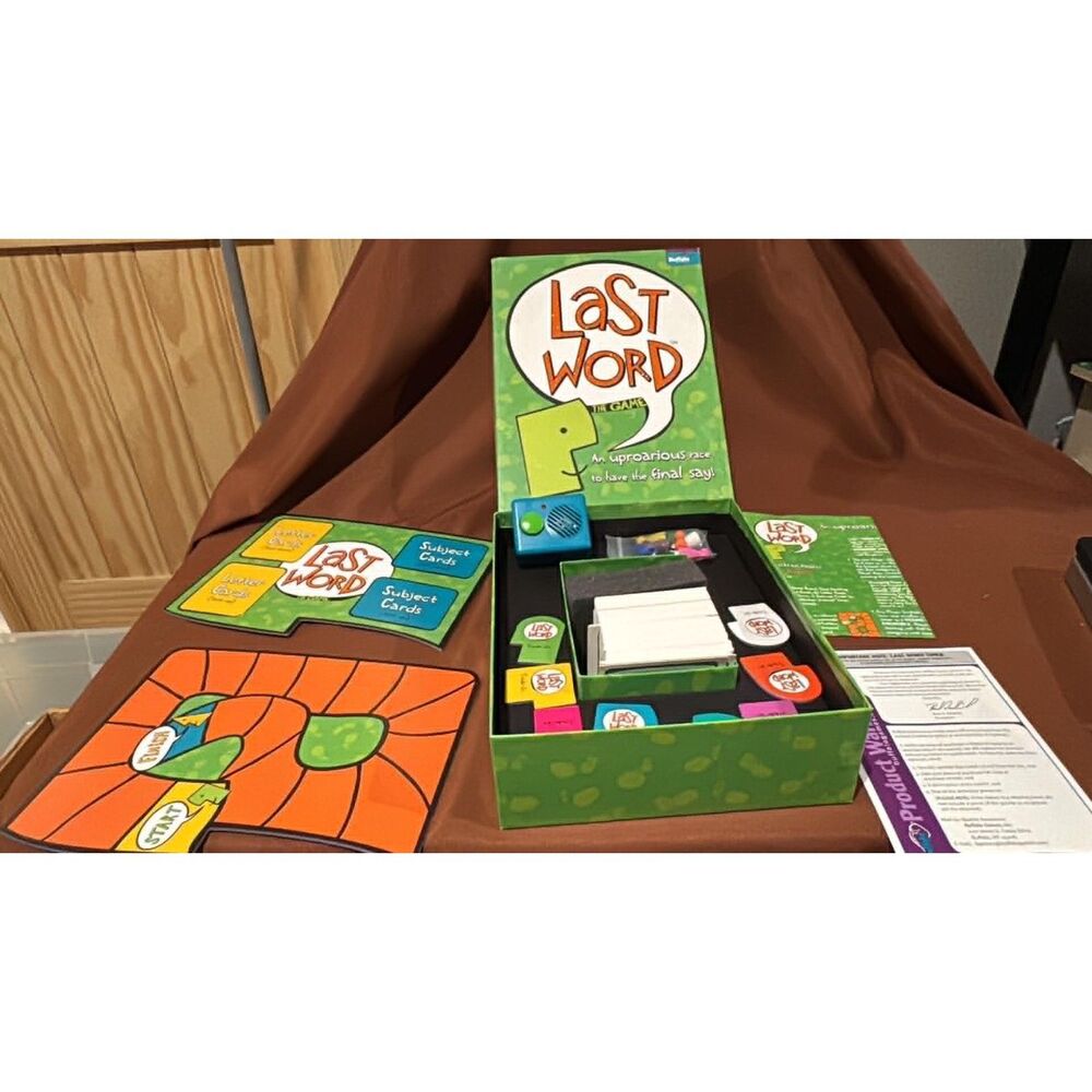 Last Word Board Game By Buffalo Games